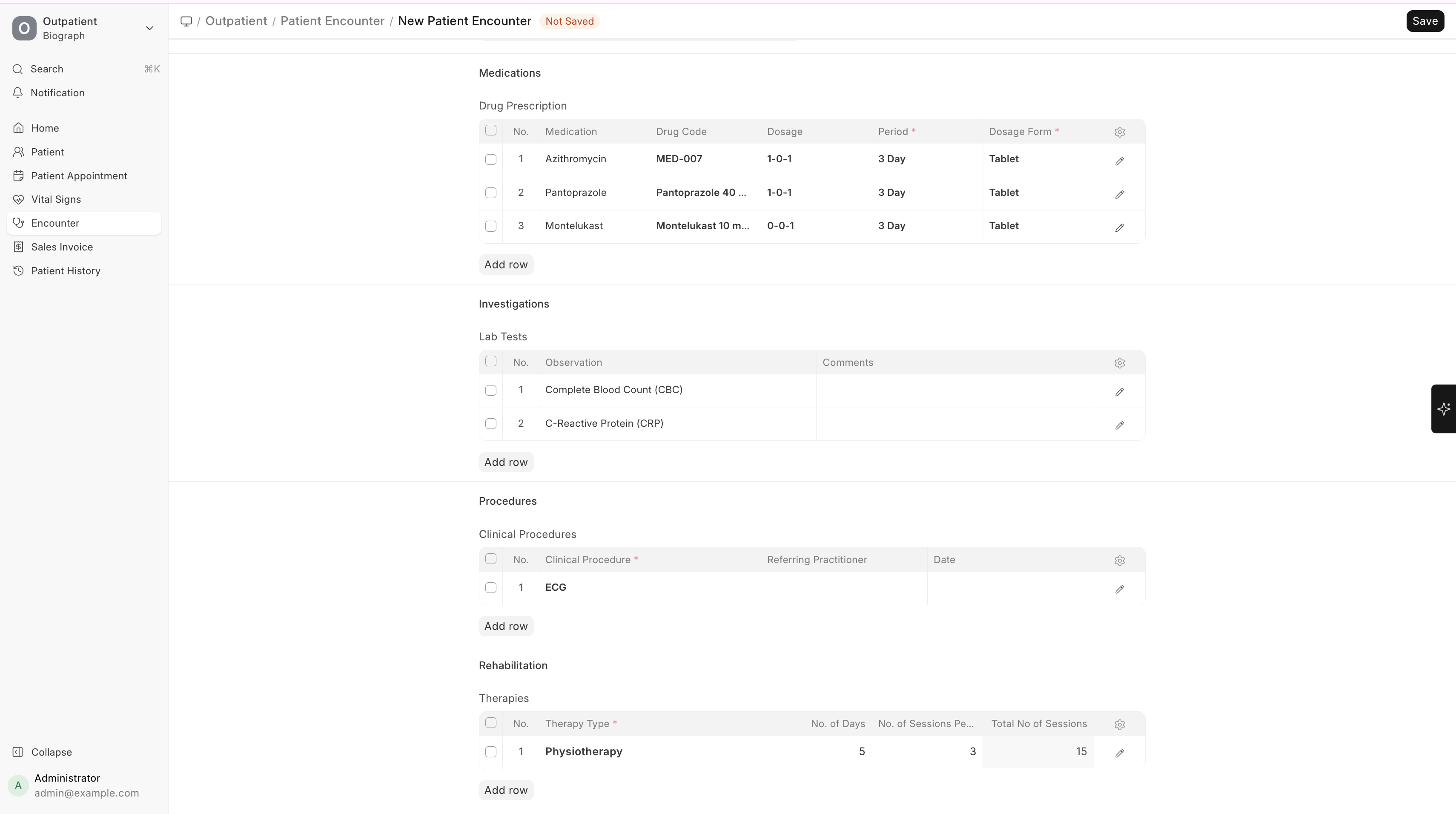 Orders and Prescriptions