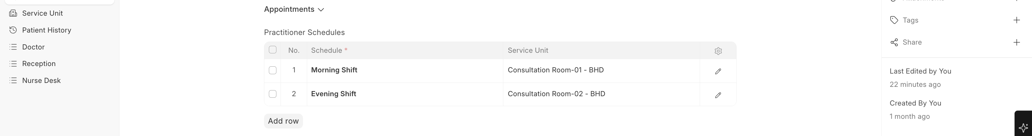 Practitioner Availability