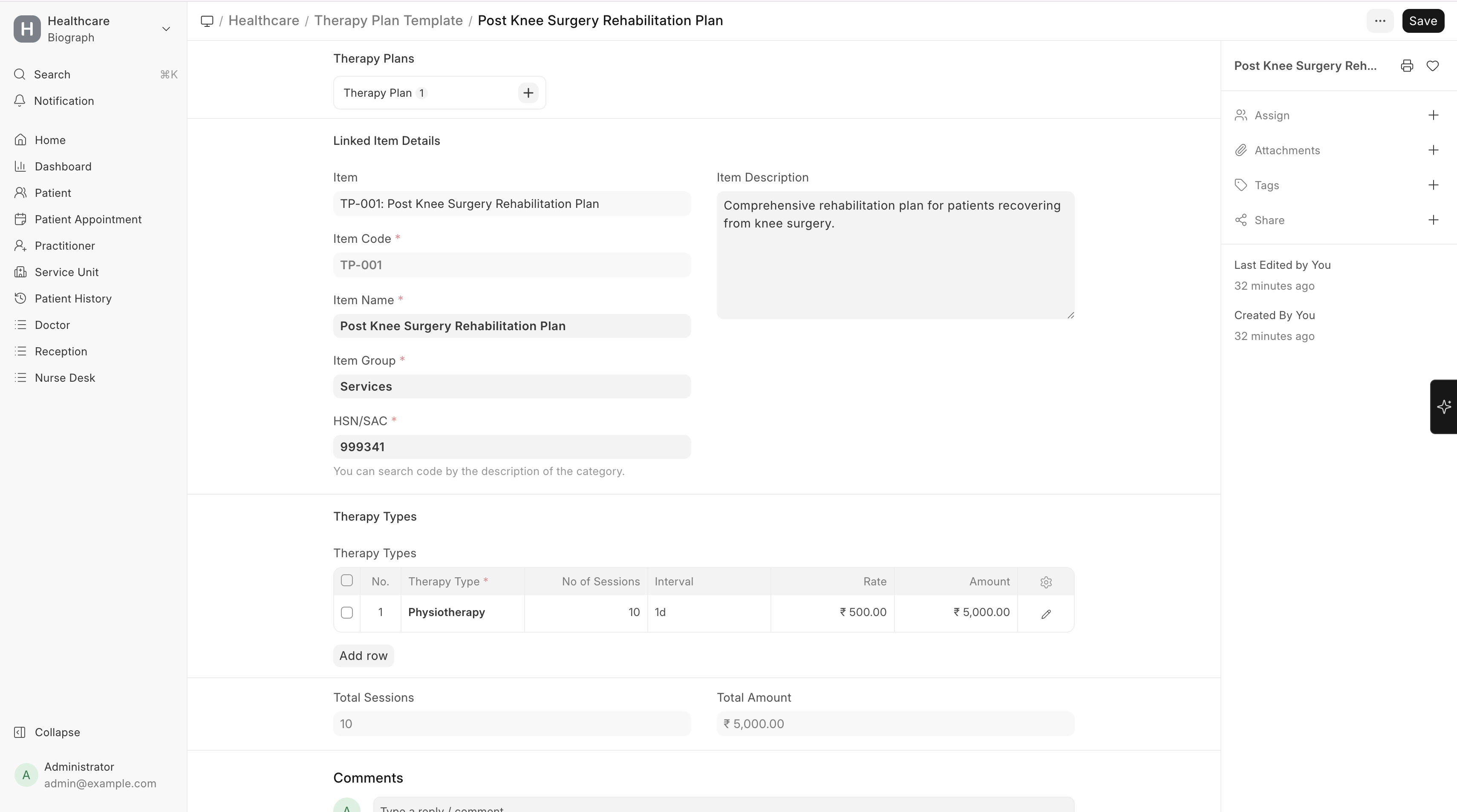 Therapy Plan Template1